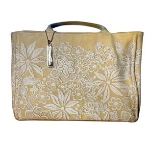 Vintage Oscar De La Renta Neiman
Markus Exclusive Womens Canvas
Bag Tote…